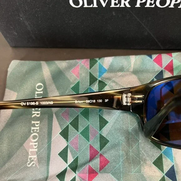 OLIVE RPEOPLES BRION POLARIZED SUN OV5196 in Cocobolo Rare Find MSRP$485
